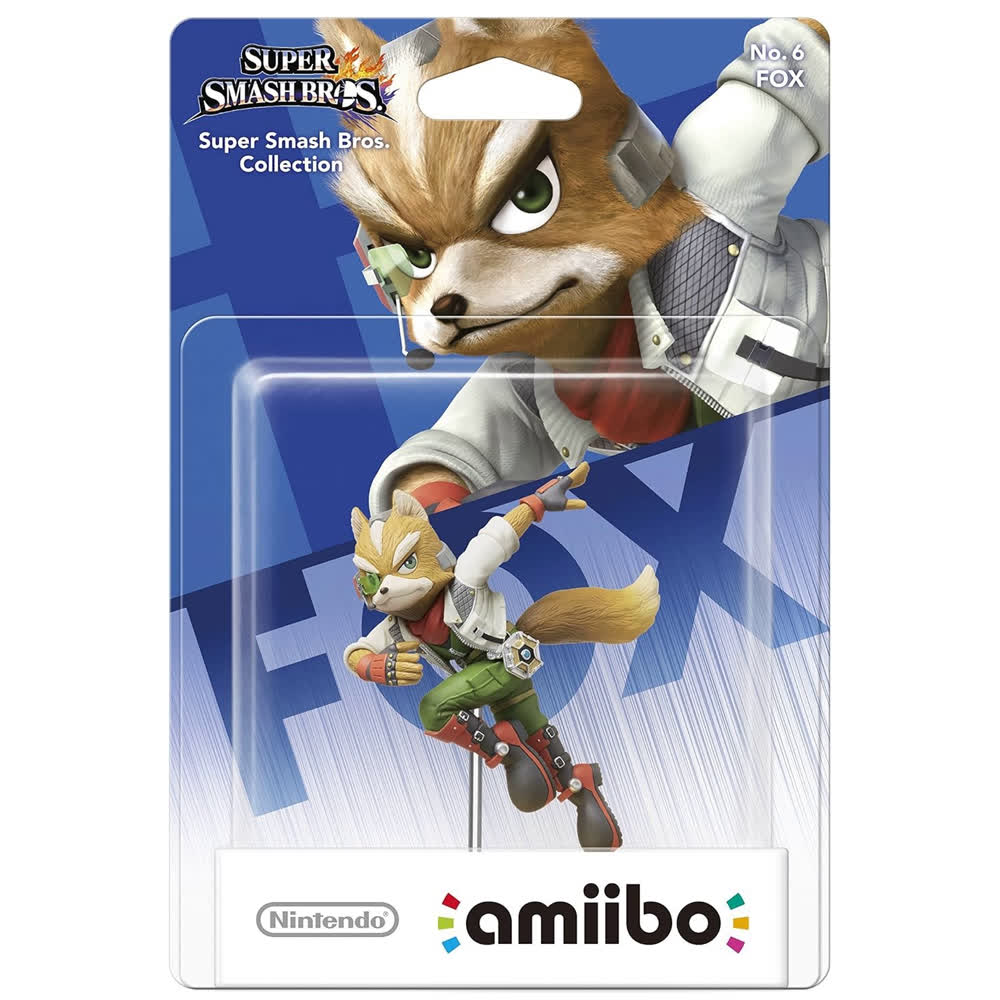 Fox - №6 (Super Smash Bros. коллекция) [Nintendo Amiibo Character]