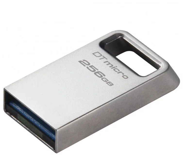 USB 3.2  256GB  Kingston  DataTraveler Micro G2  металл