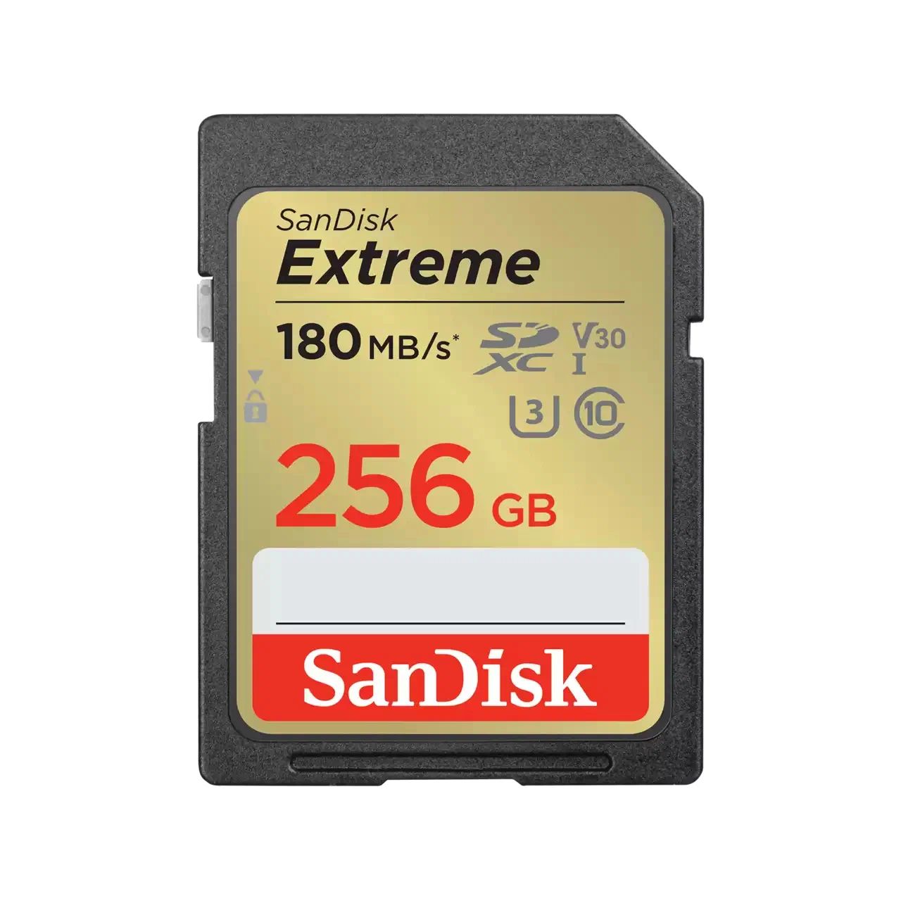 SDXC  256GB  SanDisk Class 10 Extreme V30 UHS-I U3 (180 Mb/s)