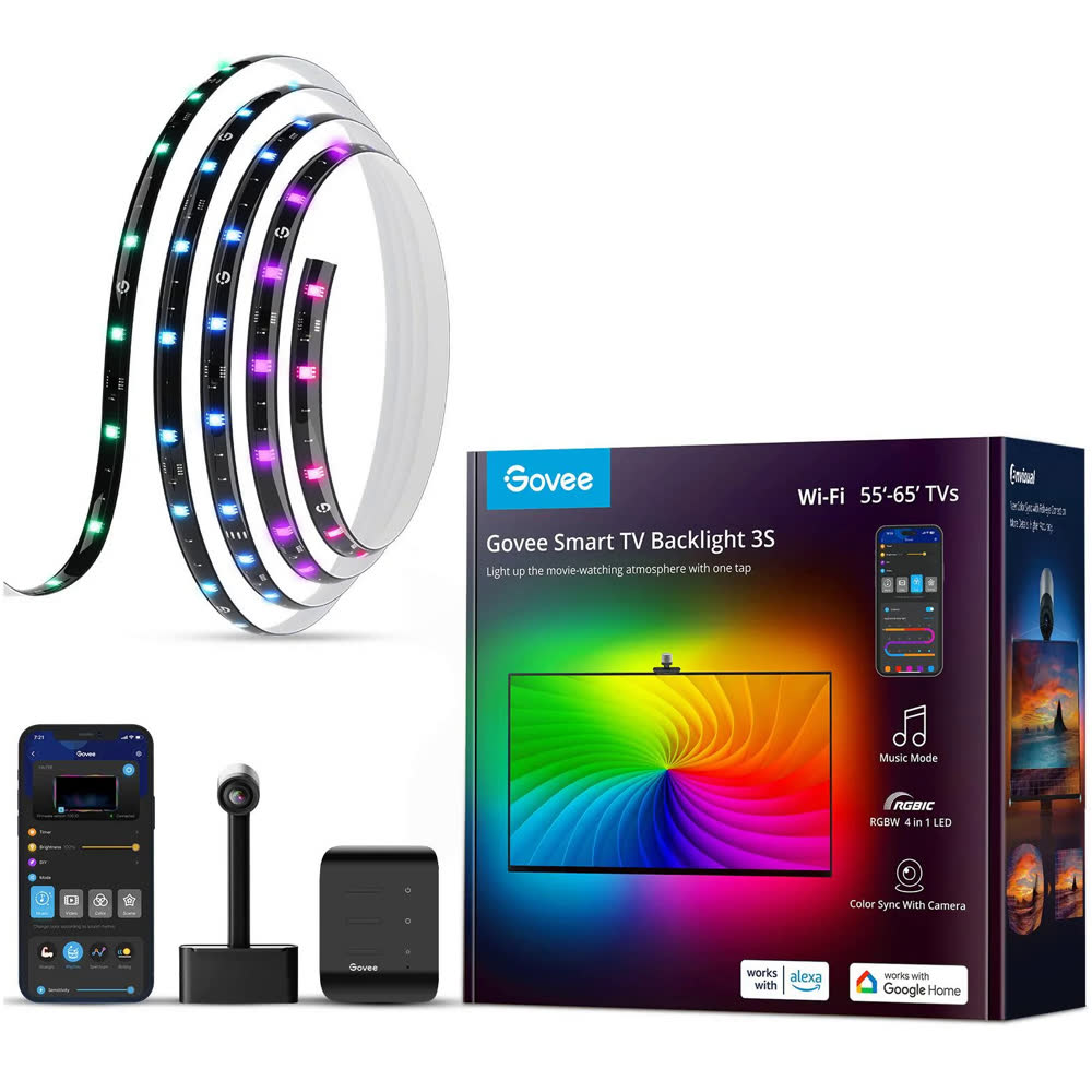 Подсветка для телевизора GOVEE Envisual 3S Smart 55-65" TV LED Backlight Wi-Fi