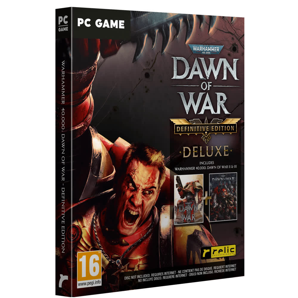 Warhammer 40,000: Dawn of War - Definitive Deluxe Edition (Code in a Box) [PC, русская/англ. версия]