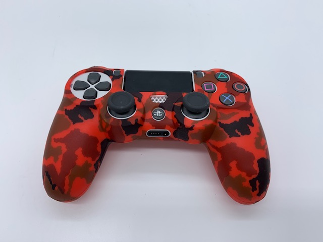 Чехол защитный PS 4 Silicon Case for Controller Camouflage Red\52