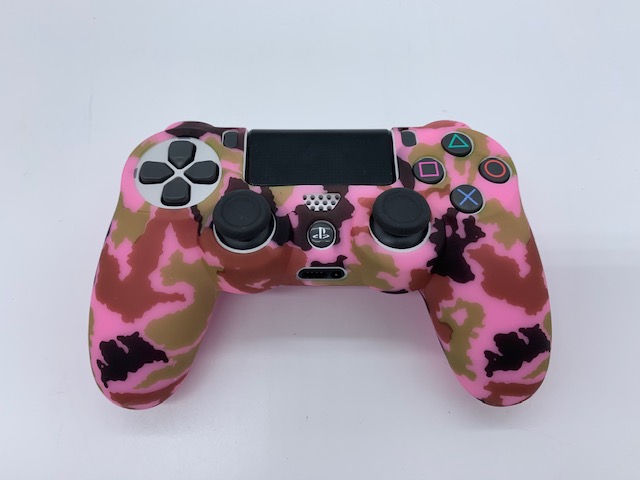 Чехол защитный PS 4 Silicon Case for Controller Camouflage Pink\56