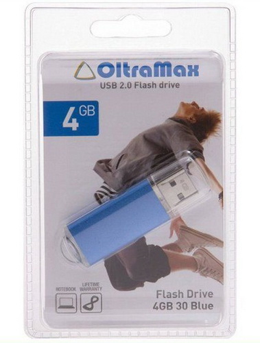 USB  4GB  OltraMax   30  синий