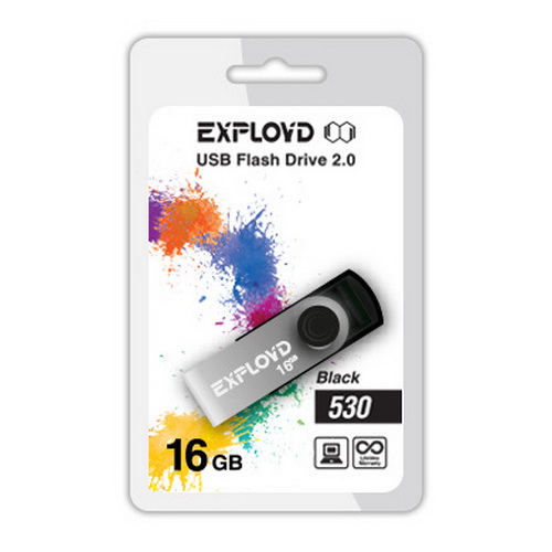 USB  16GB  Exployd  530  чёрный