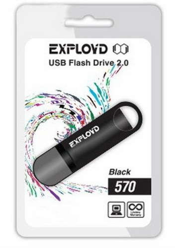 USB  32GB  Exployd  570  чёрный