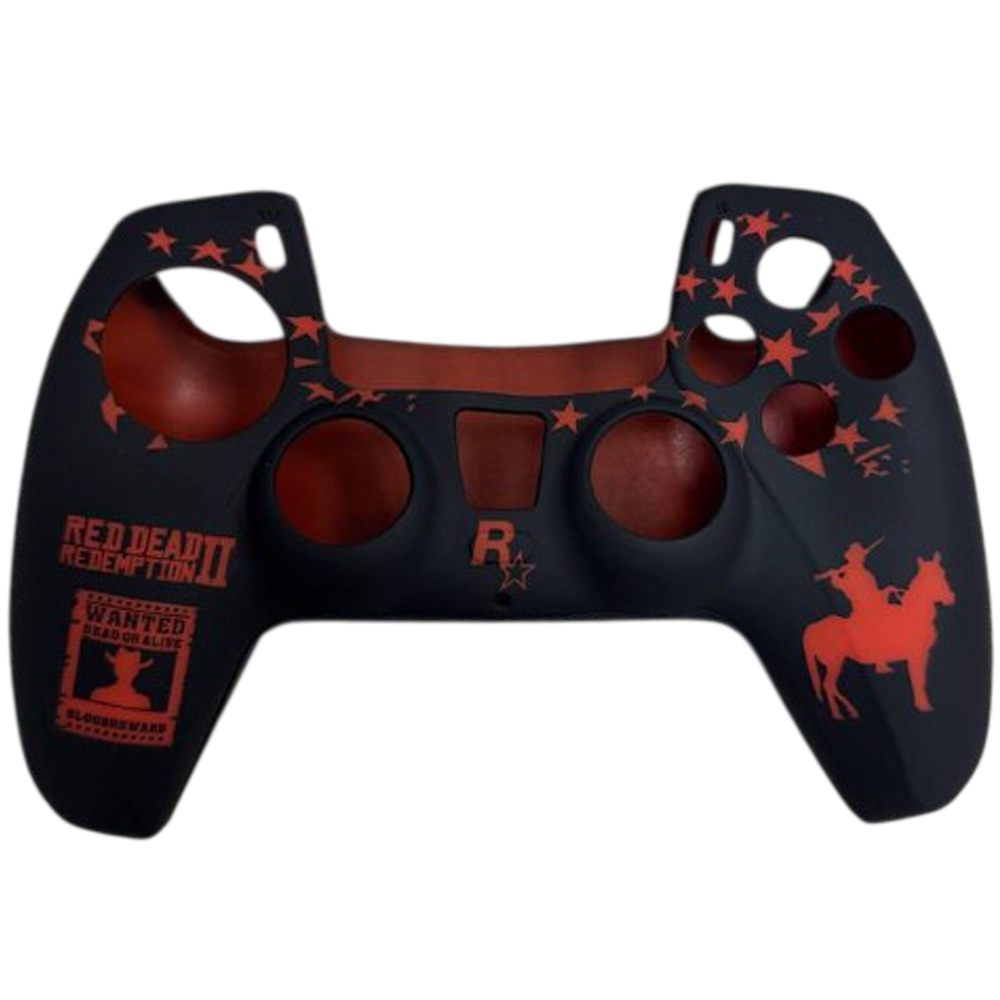 Чехол защитный PS5 Silicone Case for Controller Red Dead Redemption II (black)