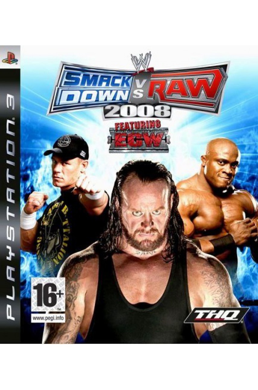 WWE SmackDown vs. Raw 2008 (R-5) [PS3, английская версия]