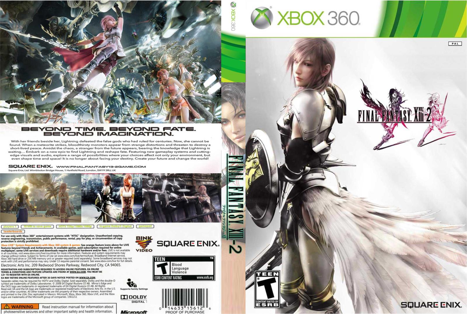 Final Fantasy XIII-2 [Xbox 360, английская версия]