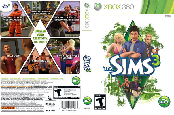 Sims 3 [Xbox 360, английская версия]