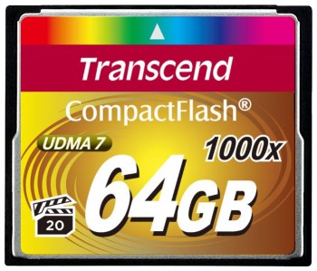 CF  Transcend  64GB (1000x)
