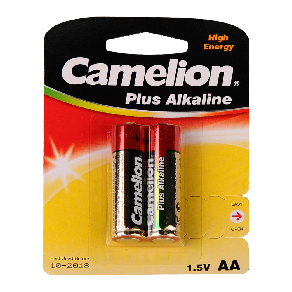 Элемент питания CAMELION  LR6  Plus Alkaline (2 бл)   (24/432)