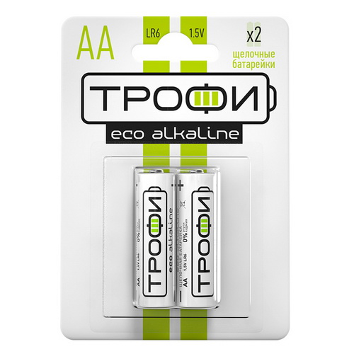 Элемент питания Трофи LR6-2BL ENERGY Alkaline (20/360/8640)