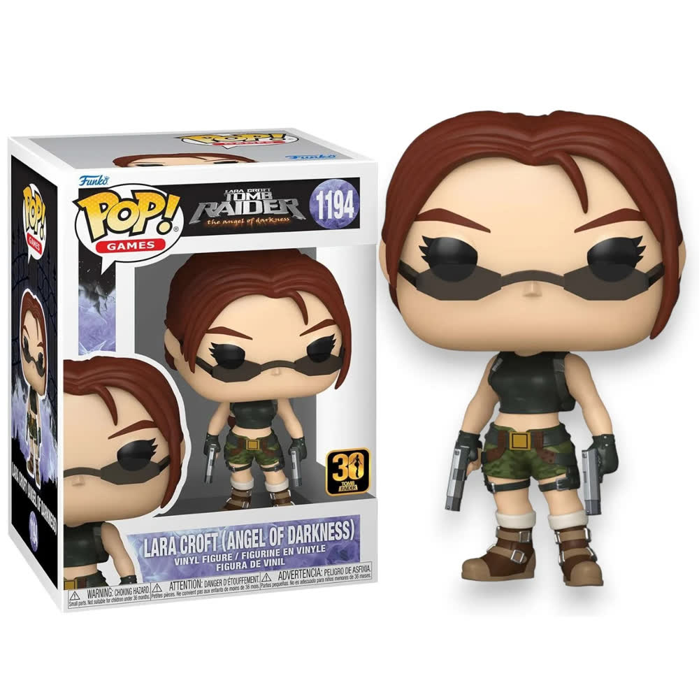 Фигурка Funko POP! Games: Lara Croft Tomb Raider - Лара Крофт (Angel of Darkness) №1194