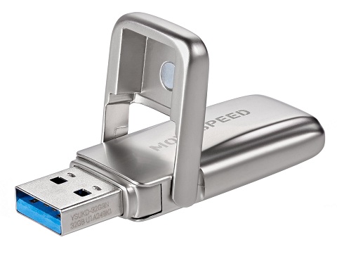 USB 3.0  32GB  Move Speed  YSUKD  металл  серебро