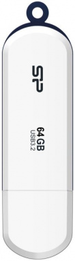 USB 3.2  64GB  Silicon Power  Blaze B32  белый