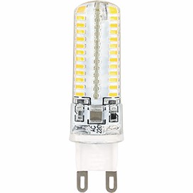 Лампа светодиодная ECOLA G9 5,0W Corn Micro 220V 2800K 320° 62x16 (100/500)