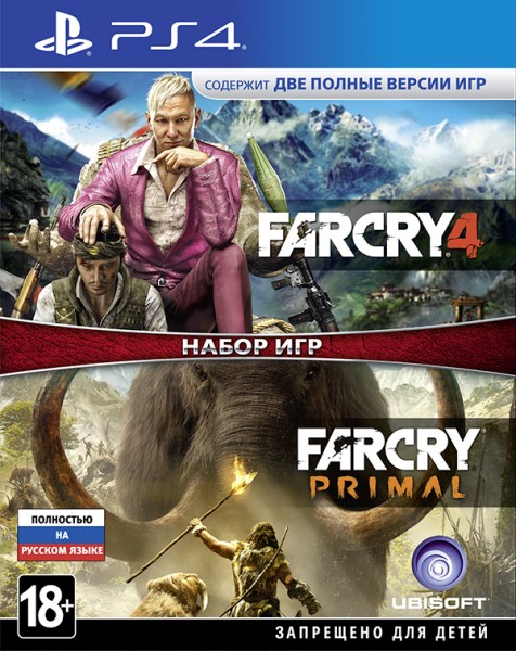 Far Cry 4 + Far Cry Primal - Double Pack  [PS4, русская версия]