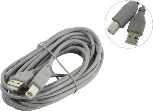 Кабель SMART BUY USB 2.0 A-->B 5,0 м. (К570) (1/20)