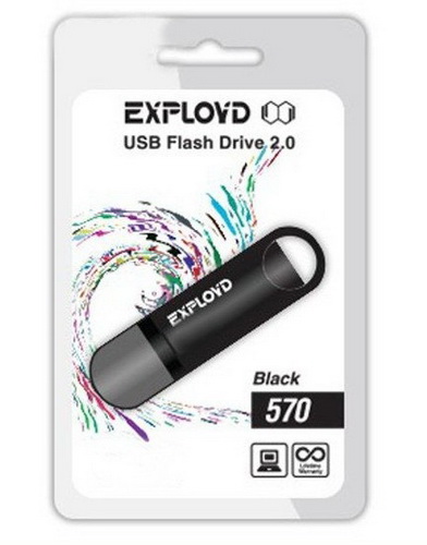 USB  8GB  Exployd  570  чёрный