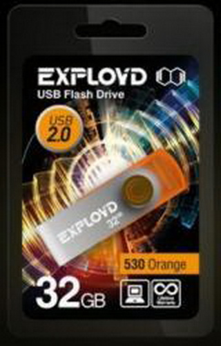 USB  32GB  Exployd  530  оранжевый
