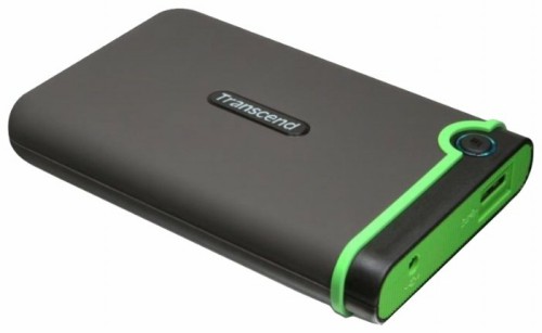 Внешний HDD  Transcend  2 TB  М3 серо-зелёный, 2.5", USB 3.1