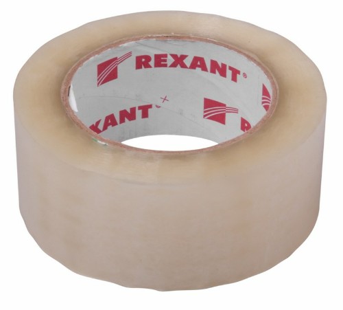 Скотч упаковочный REXANT 48 мм х 50 мкм, прозрачный, рулон 66 м (6/72)