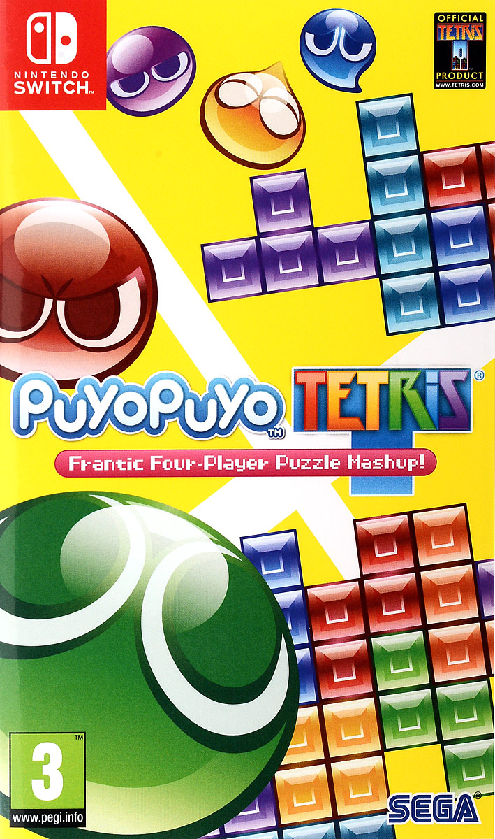 Puyo Puyo Tetris - Frantic Four Player Puzzle Mashup [Nintendo Switch, английская версия]