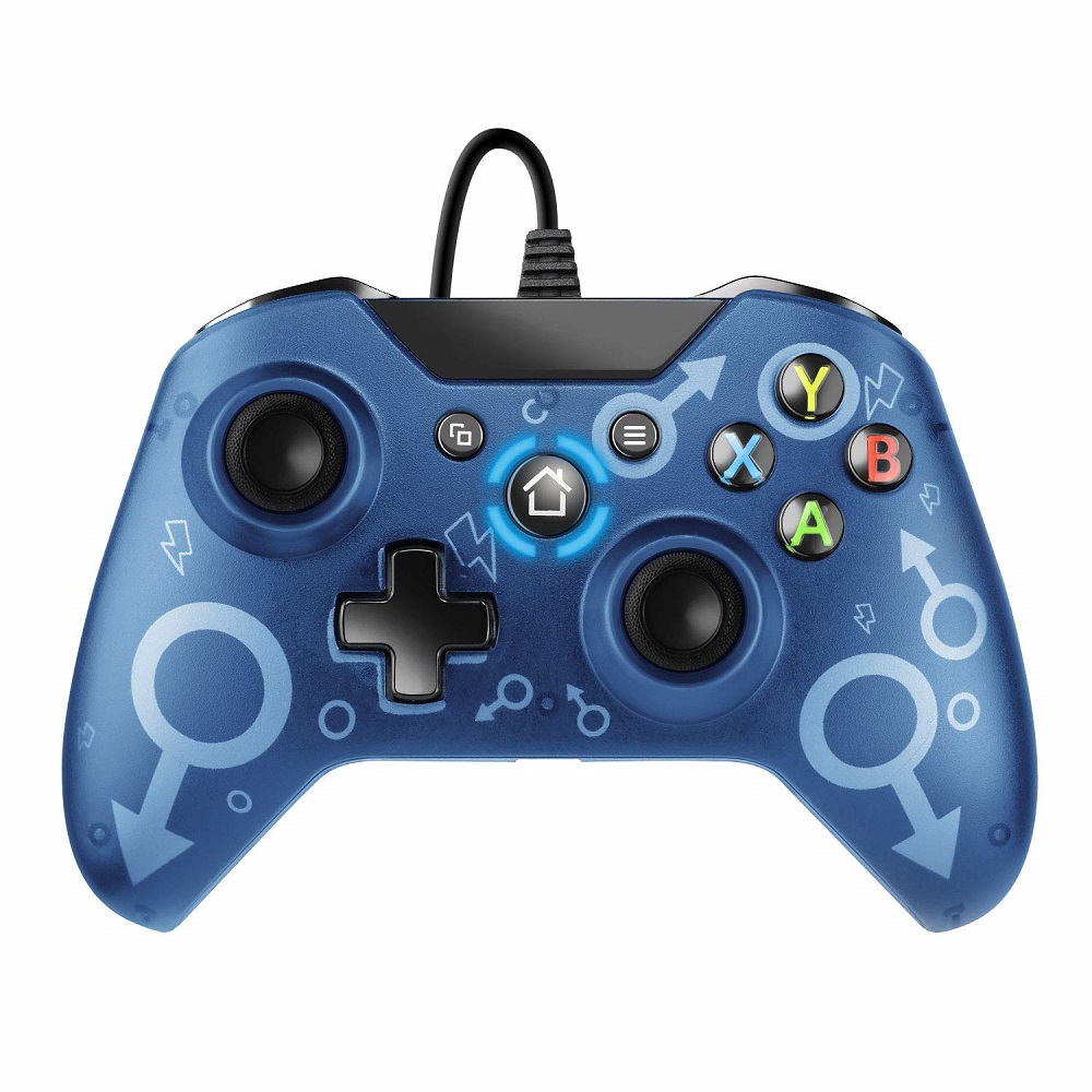 Джойстик XB One\PS3\PC Controller Wired N-1 Blue