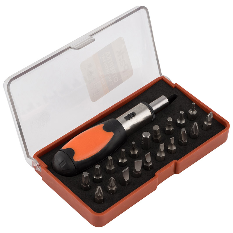 Отвертка с набором бит, 22 предмета (1/6/48)