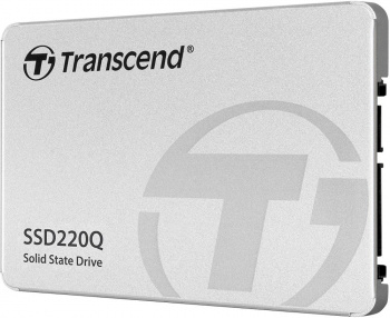 Внутренний SSD  Transcend 1TB  220Q, SATA-III, R/W - 550/500 MB/s, 2.5", QLC