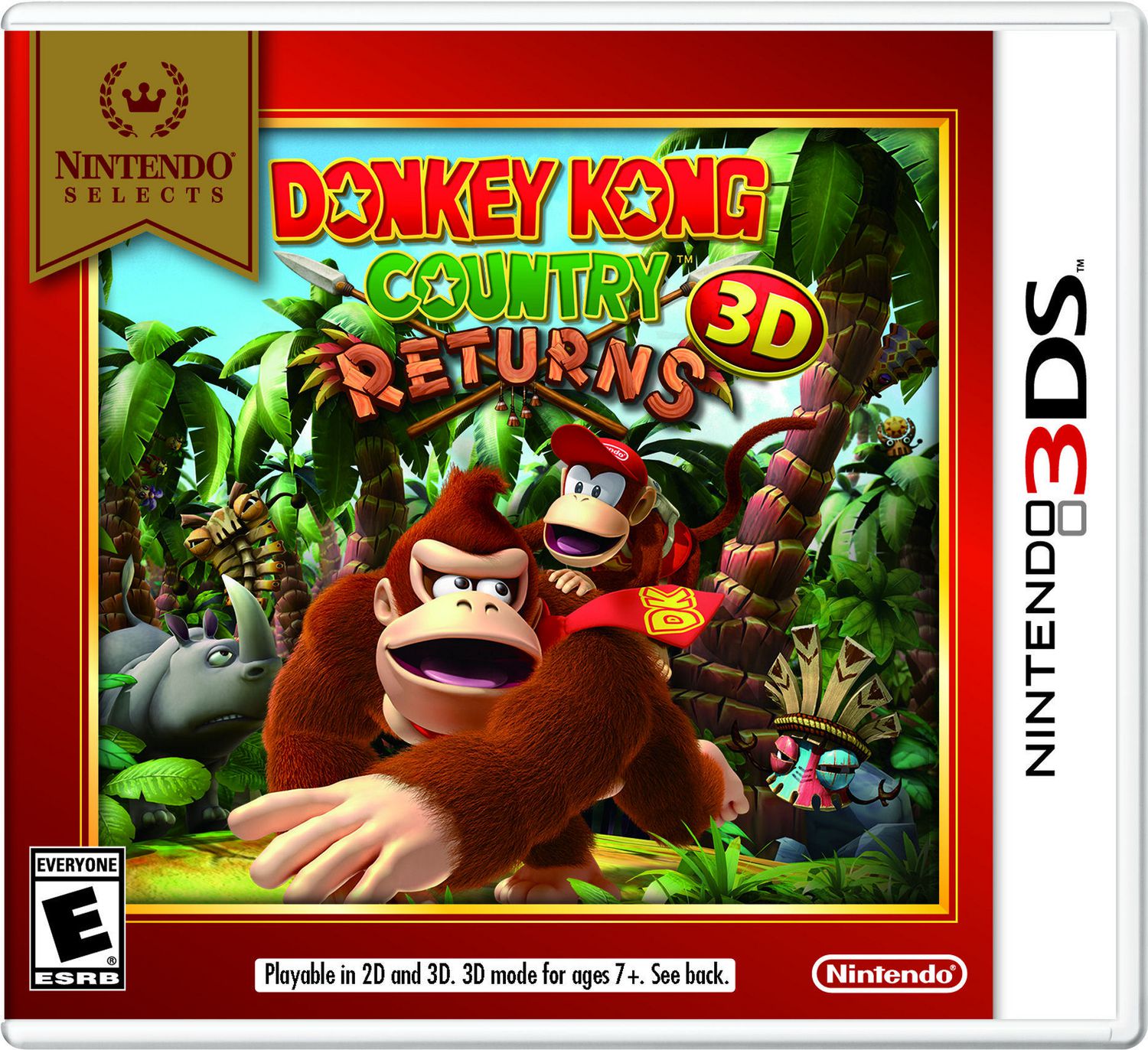 Donkey Kong Country Returns 3D [3DS, английская версия]