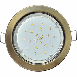 Светильник ECOLA GX53 H4 Downlight встраиваемый без рефлектора Черненая бронза 38x106 (к+)(1/10/50)