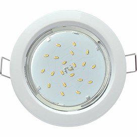 Светильник ECOLA GX53 H4 Downlight встраиваемый без рефлектора белый 38x106 (к+) (1/10/50)