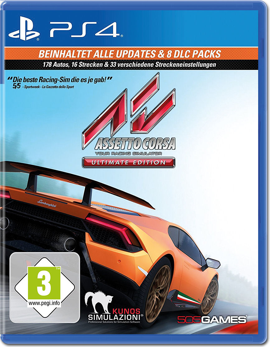 Assetto Corsa - Ultimate Edition [PS4, русские субтитры]