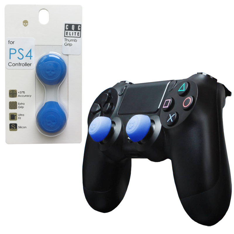Насадка PS4 for Stick Skull&co CQC Elite Thumb Grip  Φ19.5*9.7mm Blue