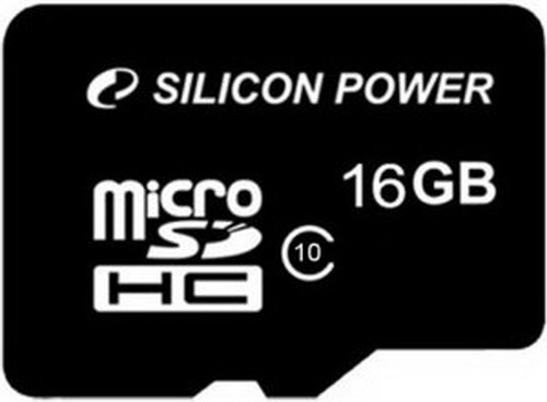 MicroSD  16GB  Silicon Power Class 10 без адаптера