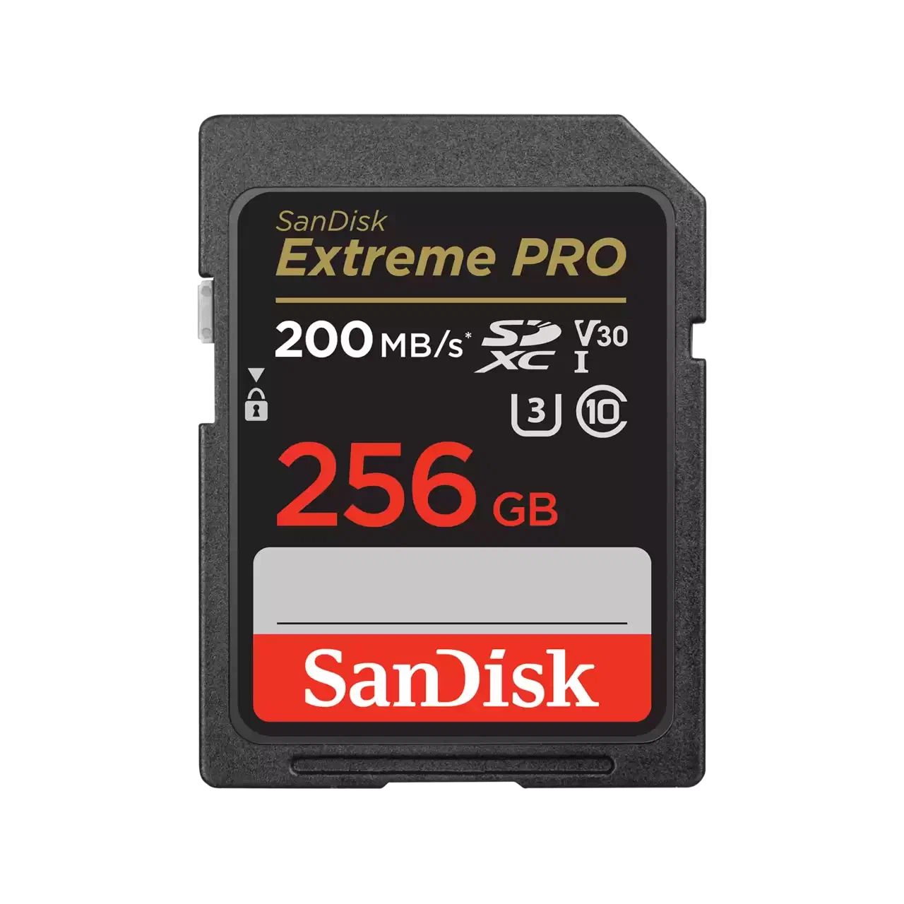 SDXC  256GB  SanDisk Class 10 Extreme Pro V30 UHS-I U3 (200 Mb/s)
