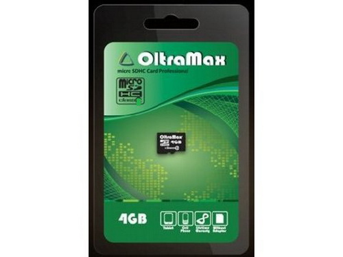 MicroSD  4GB  OltraMax Class 10 без адаптера