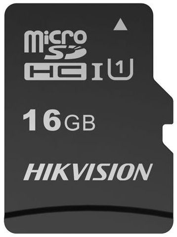 MicroSD  16GB  Hikvision Class 10 UHS-I U1  (92/10 Mb/s)  без адаптера