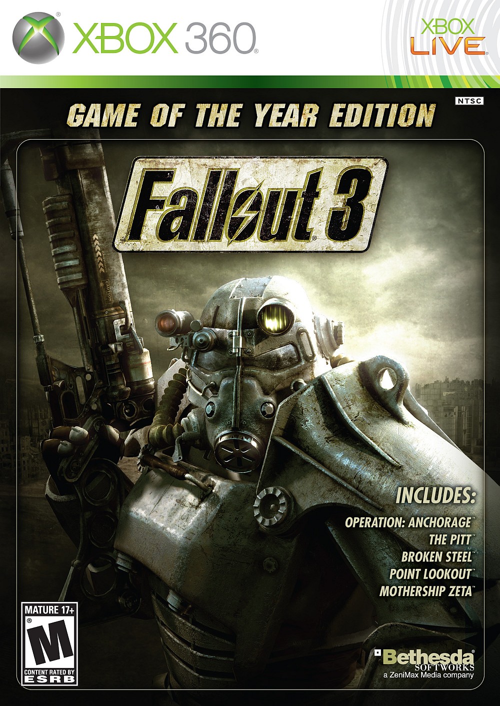 Fallout 3 - Game of the Year Edition [Xbox 360 - Xbox One, английская версия]