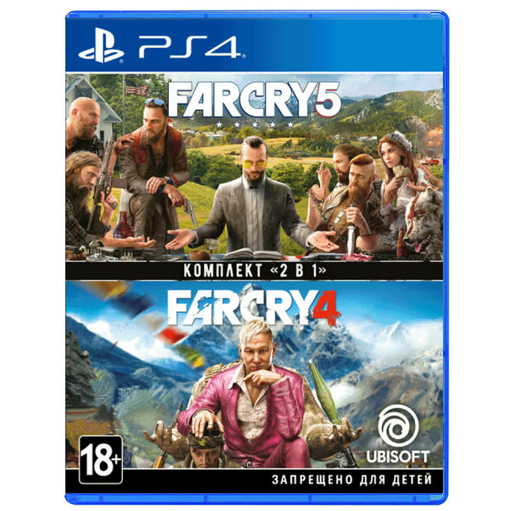 Far Cry 4 + Far Cry 5 - Double Pack [PS4, русская версия/ английская версия]