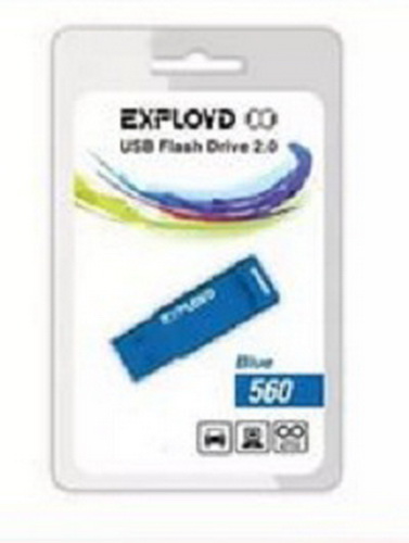 USB  4GB  Exployd  560  синий