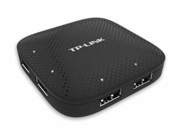 Разветвитель TP-LINK UH400, USB 3.0, 4порт, черный (1/80)