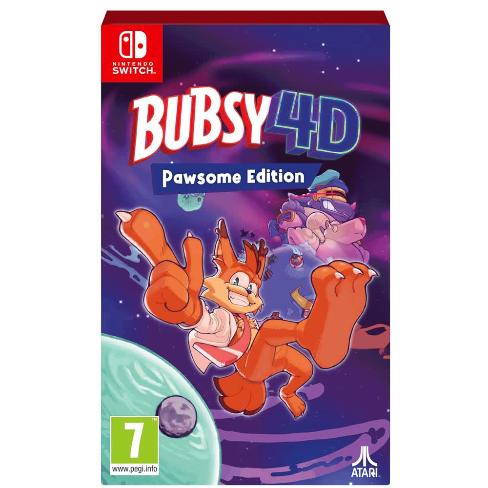 Bubsy 4D - Pawsome Edition [Nintendo Switch, английская версия]