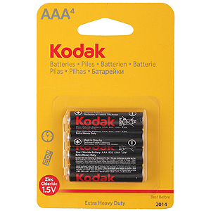 Элемент питания KODAK Heavy Duty  R03  BL4  (K3AHZ-4)   (48/240/54000)