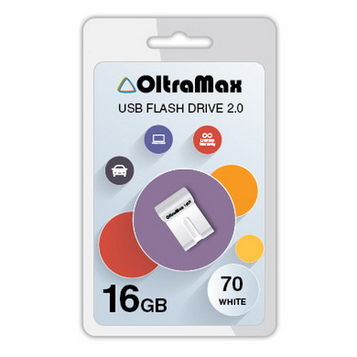 USB  16GB  OltraMax   70  белый