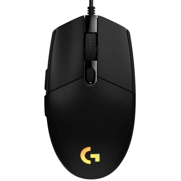 Мышь проводная игровая LOGITECH G102 Lightsync оптическая (8000dpi) USB (6but), (910-005808), черный