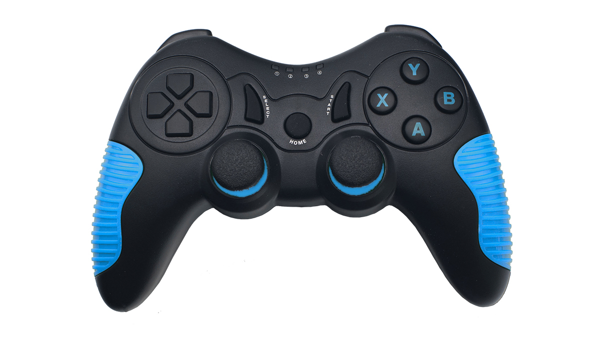 Геймпад RITMIX GP-033BTH Black Blue, беспроводной Bluetooth, поддерживает ОС Android , iOS, Windows