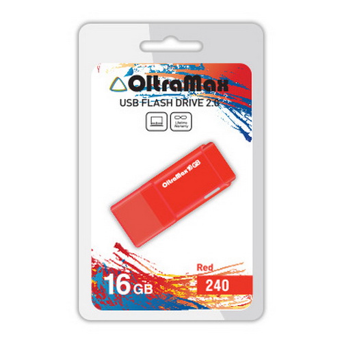 USB  16GB  OltraMax  240  красный